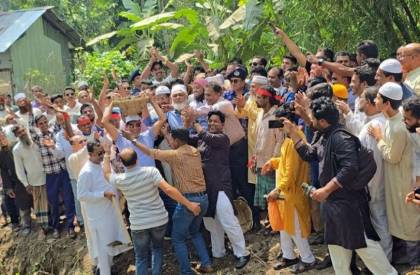 Canal excavation has started Barguna