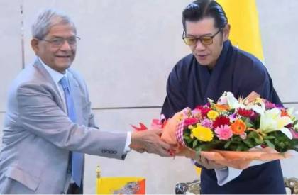 Bhutan King meets President in Dhaka